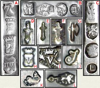 DUTCH SILVER HALLMARKS